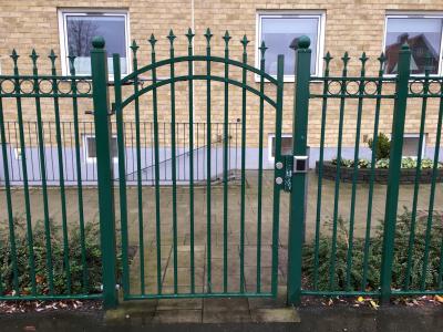 Gånggrind palissad 1800 MG smides